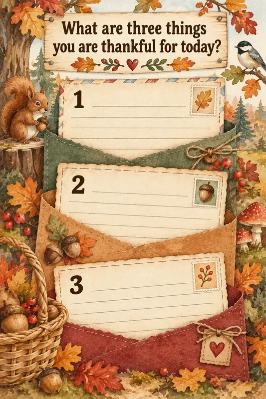 Kids Thanksgiving Gratitude Pages