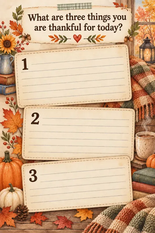 Kids Thanksgiving Gratitude Pages