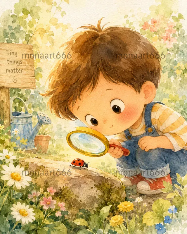 Nostalgic Childhood Storybook Watercolors