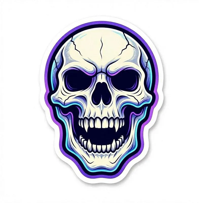 Retro Cyberpunk Vector Stickers