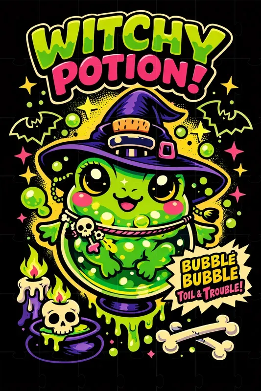 Retro Parody Poster Illustrations