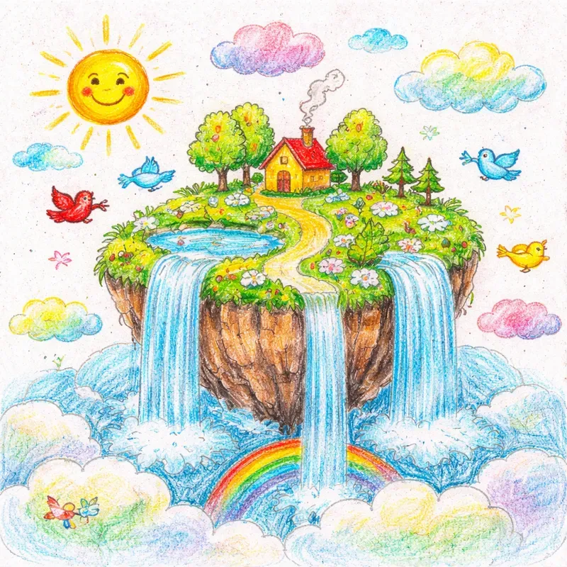 Crayon Kids Landscapes