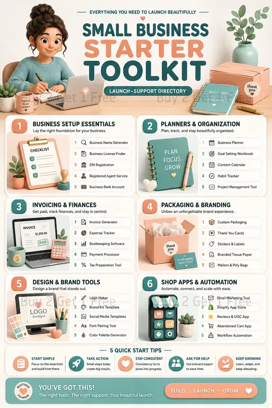 Curated Resource Directory Infographics