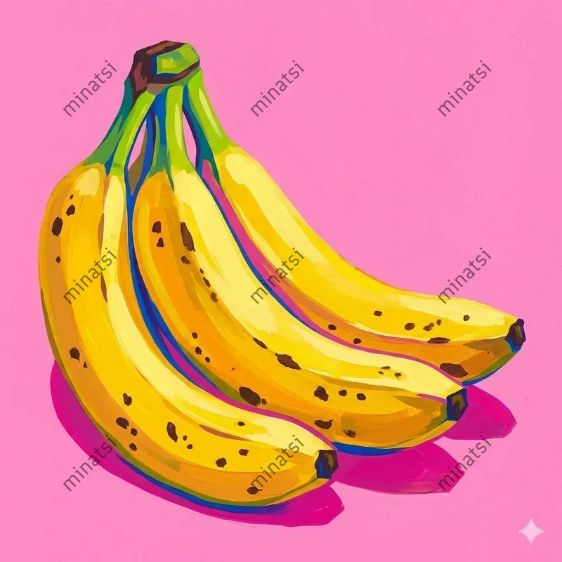 Bold Pop Art Gouache Fruit Botanicals