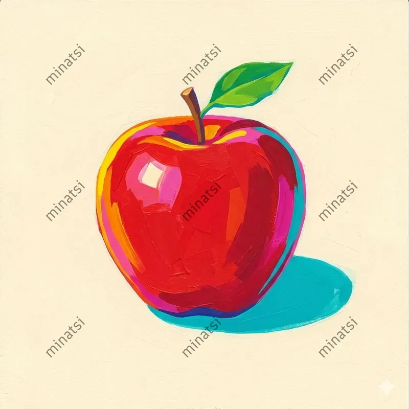 Bold Pop Art Gouache Fruit Botanicals