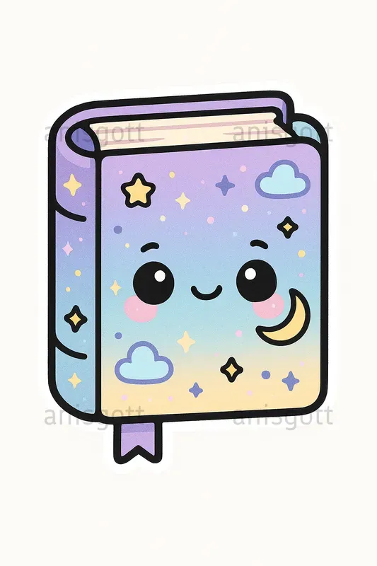 Cute Pastel Cosmic Chibi Stickers