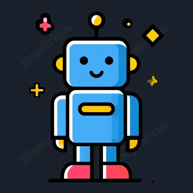 Flat Vector Sticker Icons