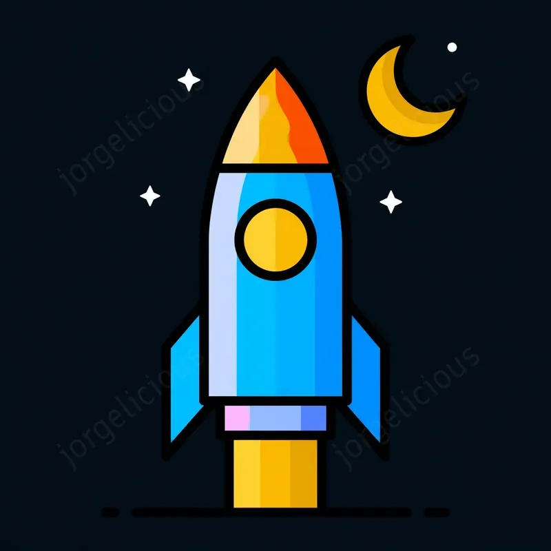 Flat Vector Sticker Icons