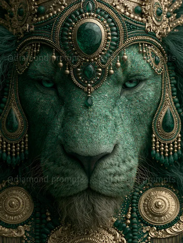 Emerald Gold Luxury Portraits