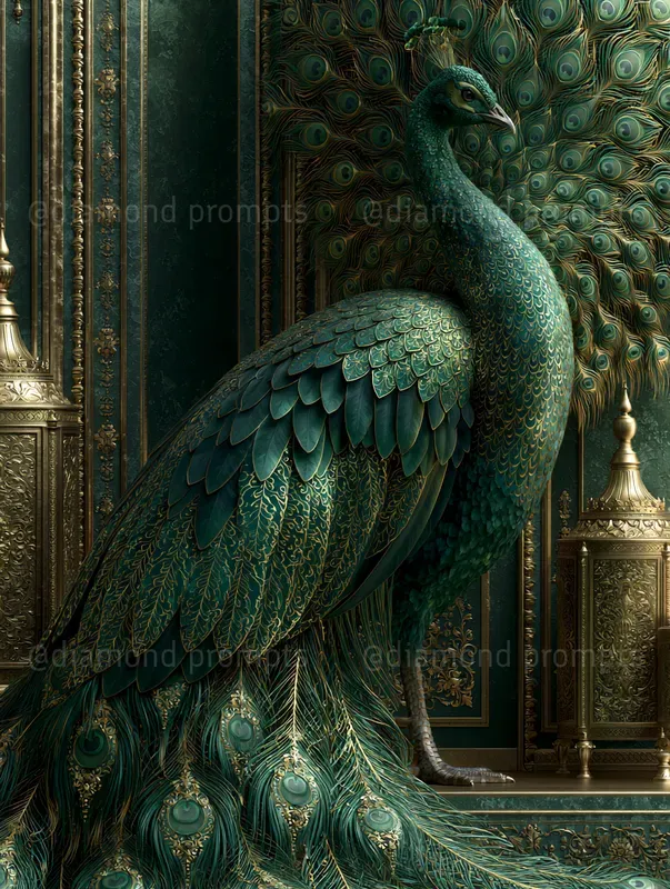 Emerald Gold Luxury Portraits