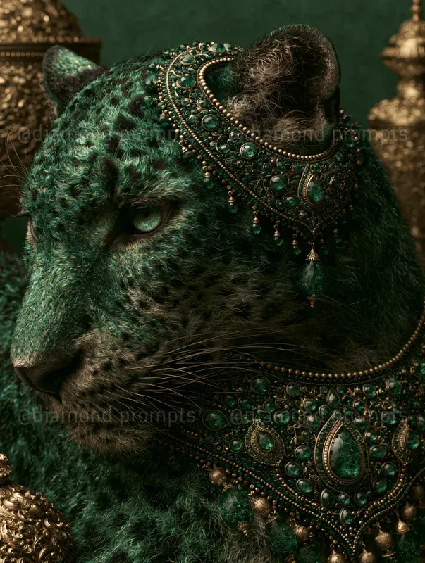 Emerald Gold Luxury Portraits
