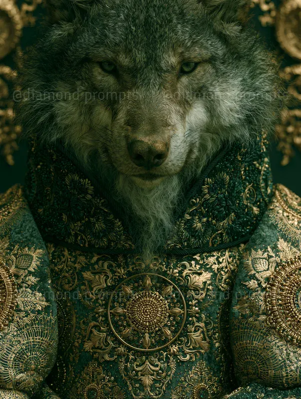 Emerald Gold Luxury Portraits