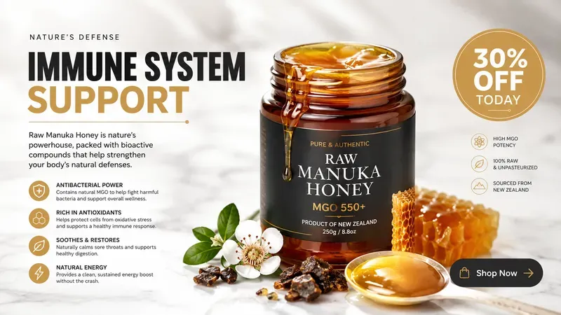 Natural Health Product Benefit Banners
