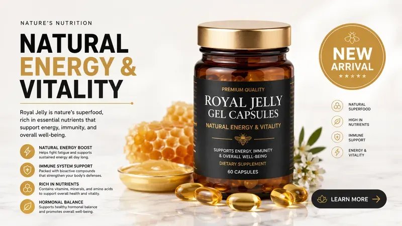Natural Health Product Benefit Banners