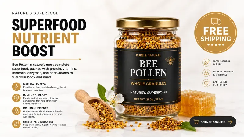 Natural Health Product Benefit Banners