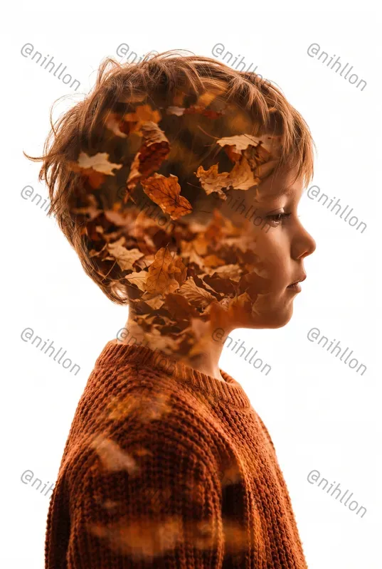 Double Exposure Profile Portraits