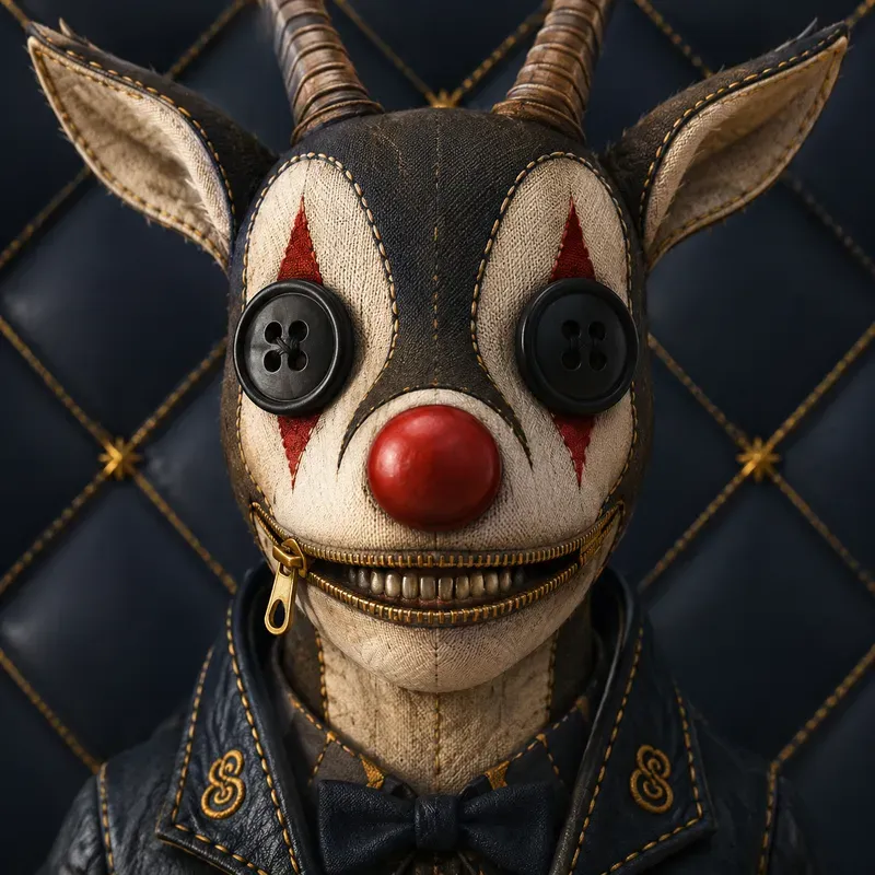 Surreal Zipper Face Portrait Packs