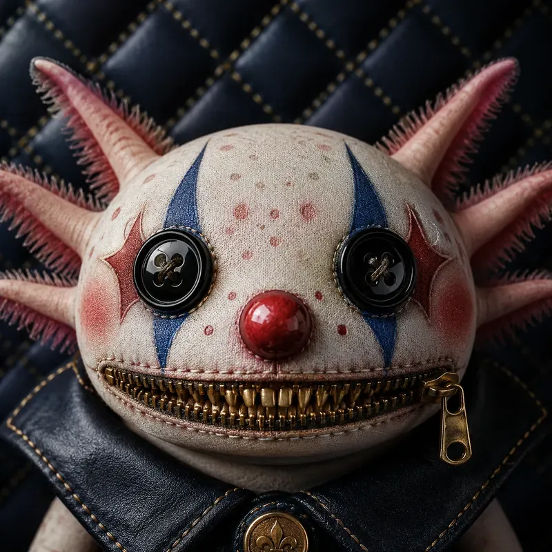 Surreal Zipper Face Portrait Packs