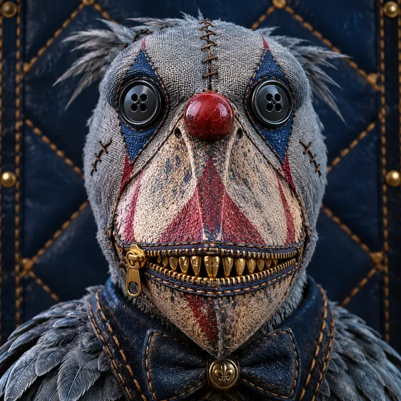 Surreal Zipper Face Portrait Packs