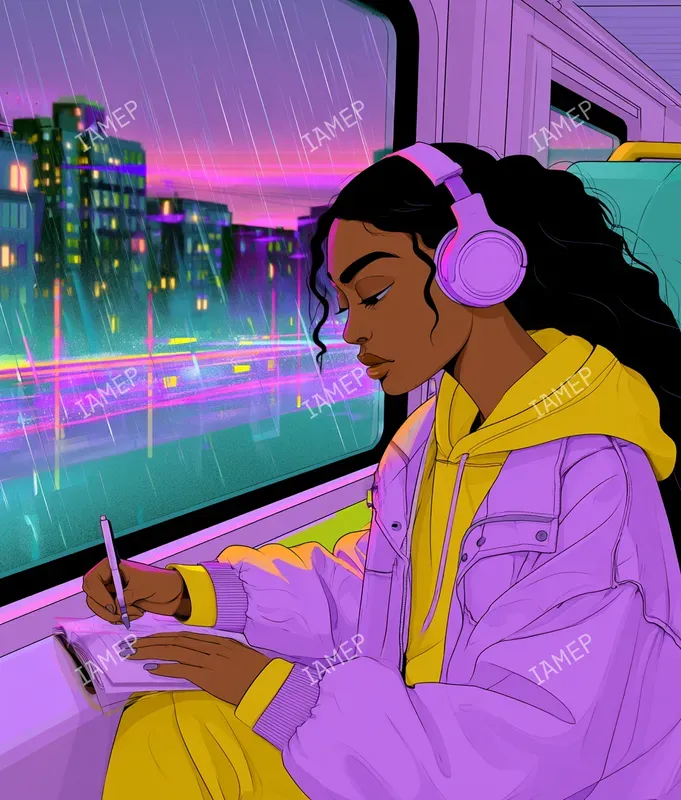 Pastel Lifestyle Illustration Scenes