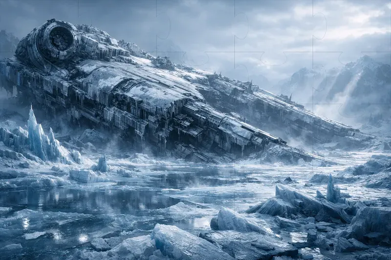 Cinematic Scifi Art Illustrations