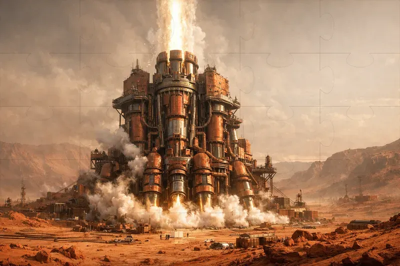 Cinematic Scifi Art Illustrations
