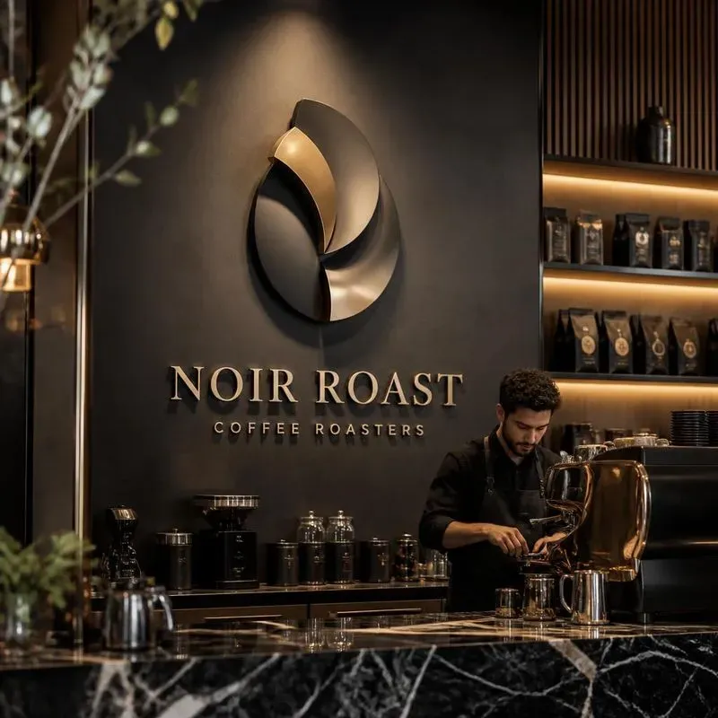 3D Coffee Roastery Logo Generator