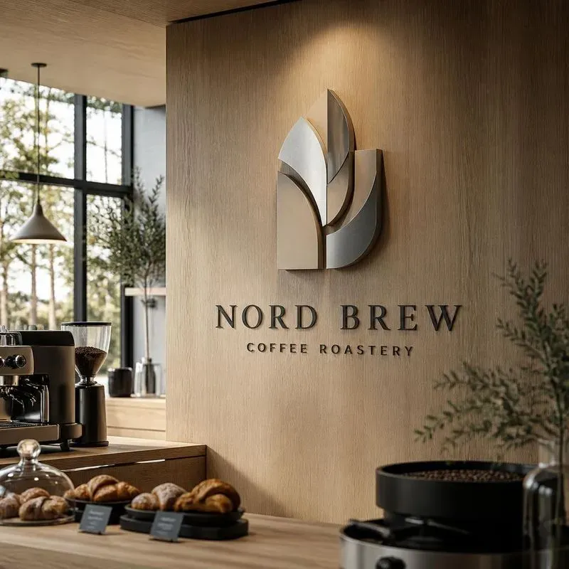 3D Coffee Roastery Logo Generator
