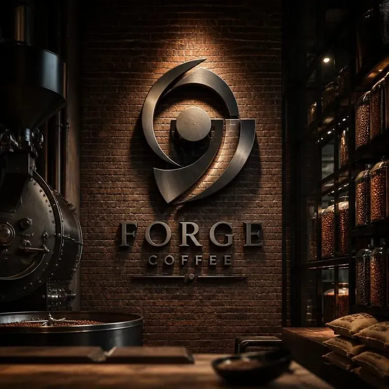 3D Coffee Roastery Logo Generator