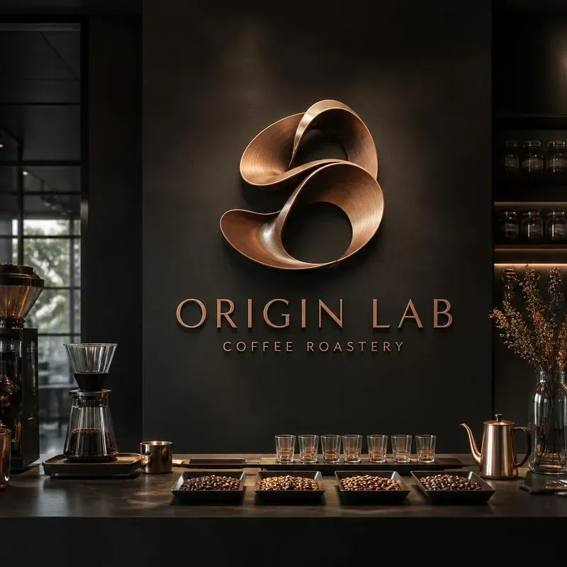 3D Coffee Roastery Logo Generator