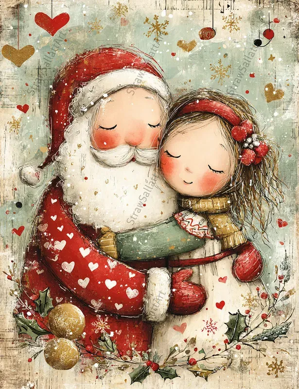 Vintage Christmas Junk Journal Ephemera