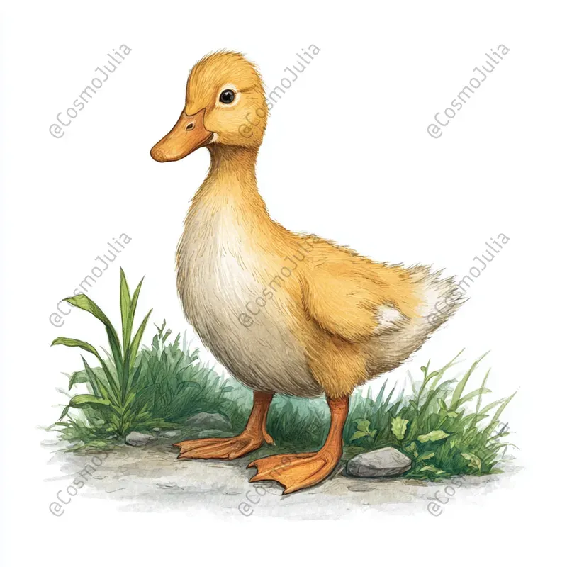 Cute Watercolor Animal Clipart