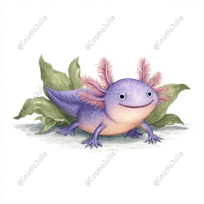 Cute Watercolor Animal Clipart