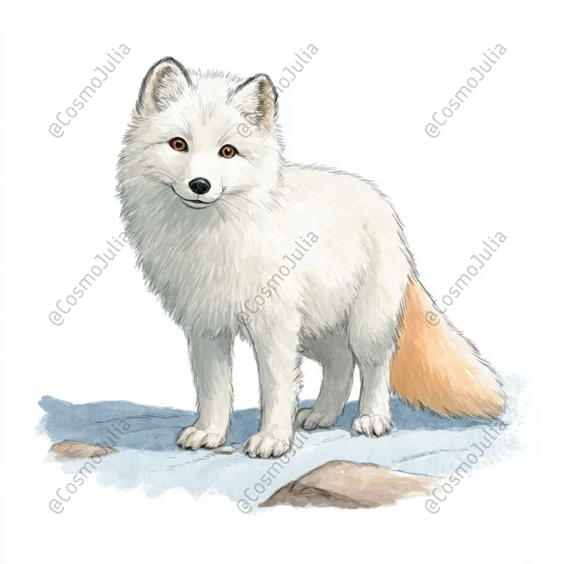 Cute Watercolor Animal Clipart