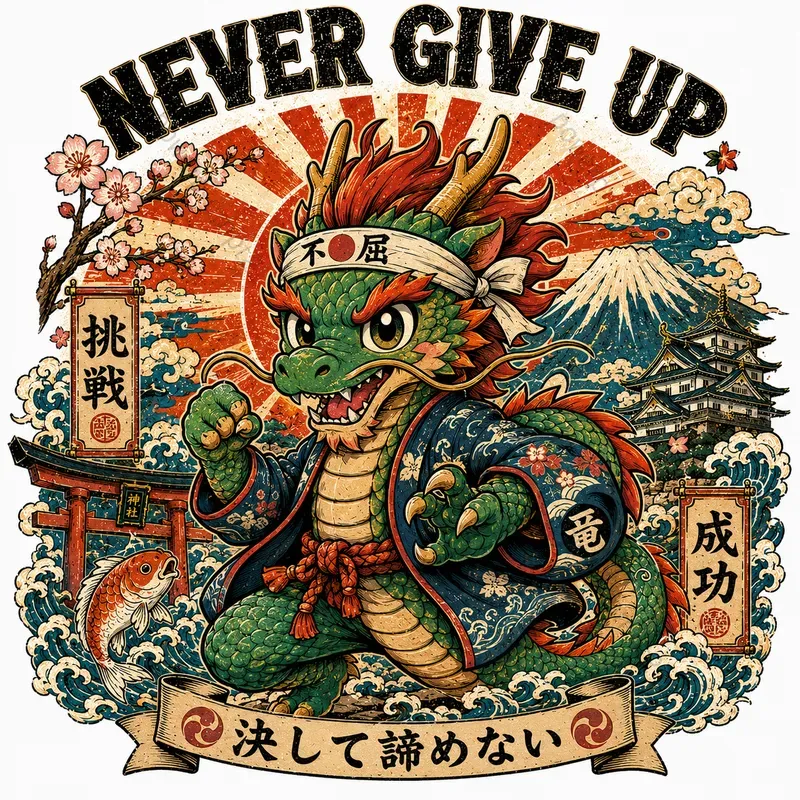 Japanese Retro Mascot Tshirts