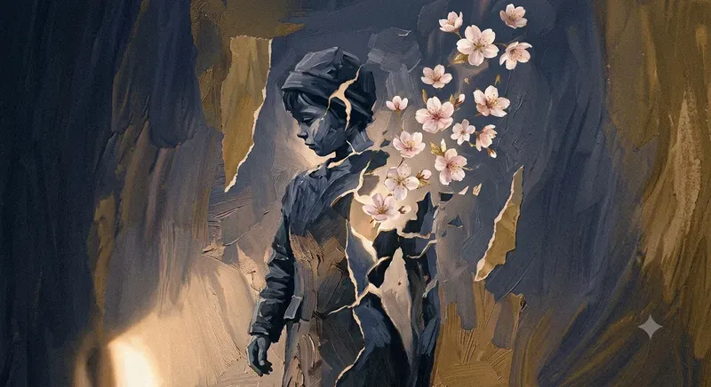 Surreal Dissolving Silhouette Art