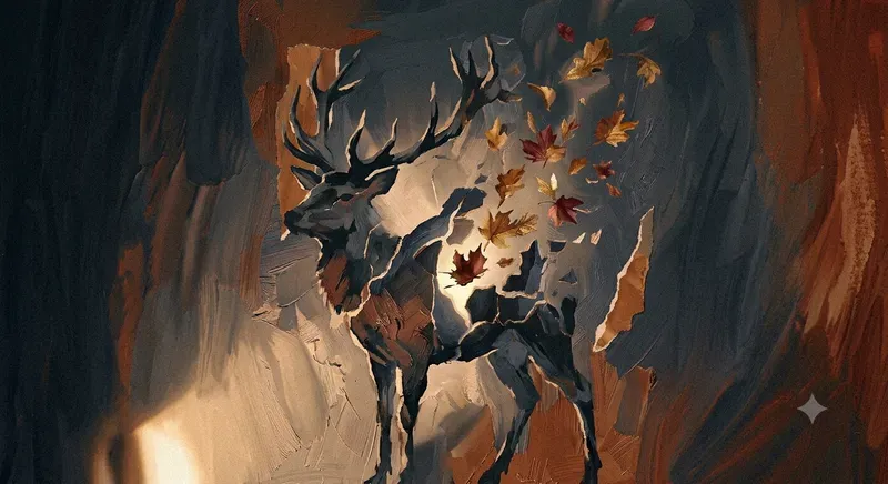 Surreal Dissolving Silhouette Art
