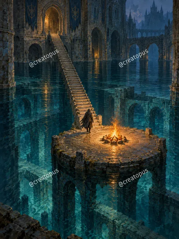 Surreal Gaming Dreamscape Art Prints