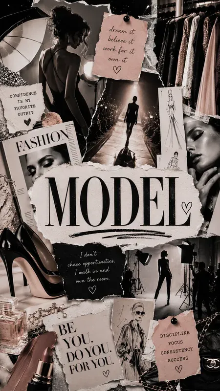 Artistic Vision Board Phone Wallpapers