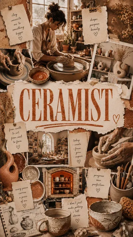 Artistic Vision Board Phone Wallpapers
