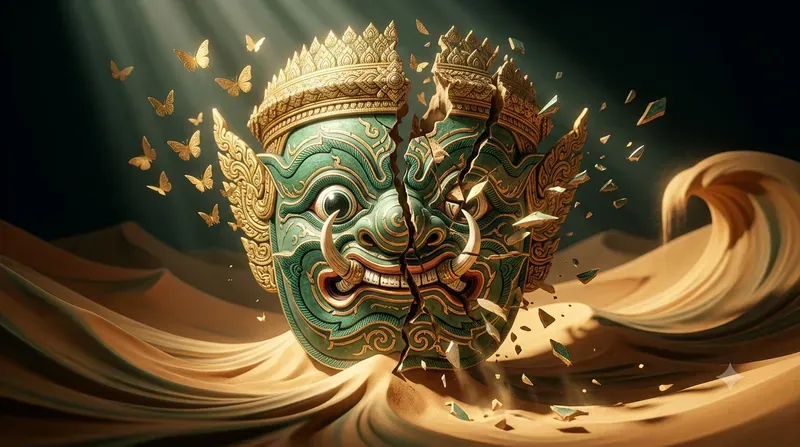 Surreal Thai Pattern Fractured Art Prompts