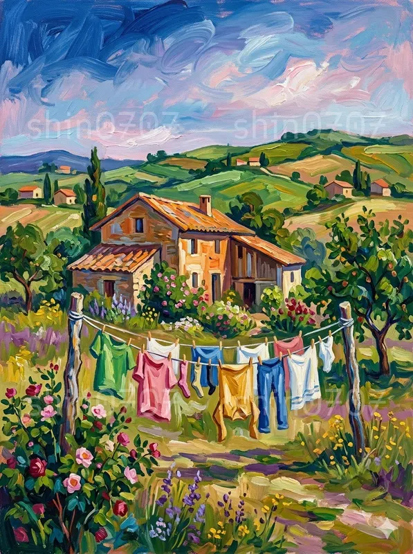 Postimpressionist Daily Life Paintings