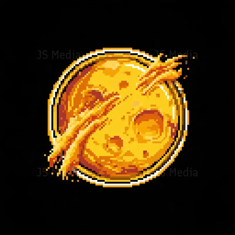 16bit Retro Scifi Planet Icons