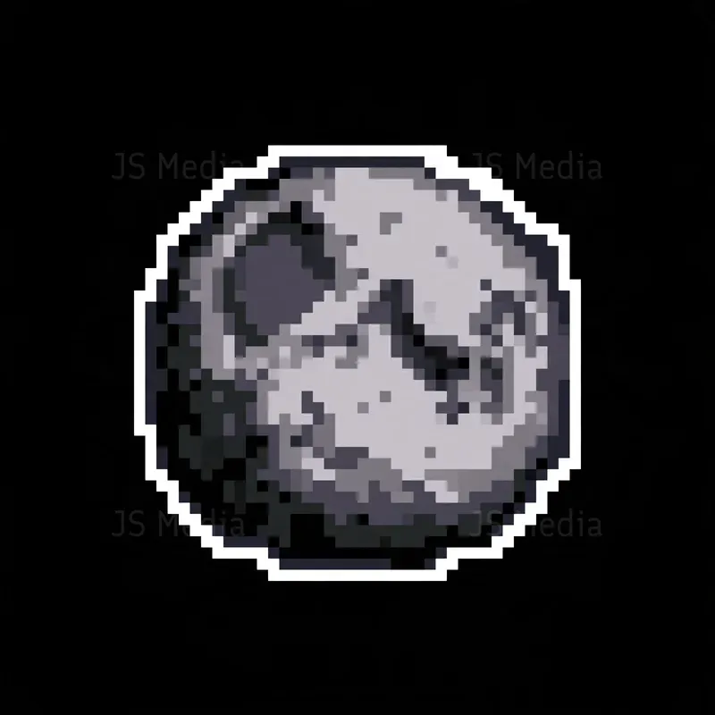 16bit Retro Scifi Planet Icons