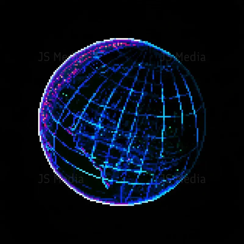 16bit Retro Scifi Planet Icons