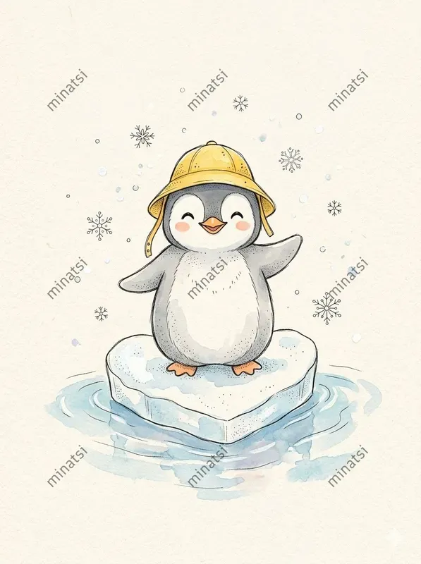 Pastel Nautical Animal Watercolor Art