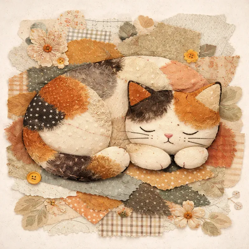 Mixed Media Collage Animals