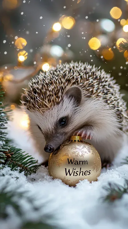 Baby Animals For Christmas Cards