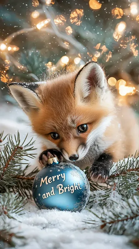 Baby Animals For Christmas Cards