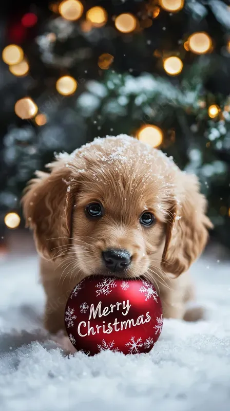 Baby Animals For Christmas Cards